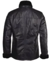 Mens-Dark-Navy-Fur-Erect-Collar-Leather-Jacket-Back