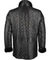 Mens-Diamond-Quilted-Black-Fur-Lined-Leather-Coat-Back