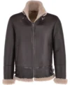 Mens-Emperor-Erect-Collar-Shearling-Leather-Jacket