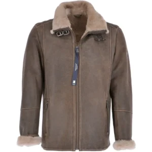 Mens-Pine-Cone-Shearling-Fur-B3-Bomber-Jacket