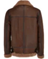 Mens-Saddle-Brown-Shearling-Leather-B3-Bomber-Jacket-Back