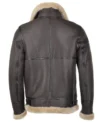 Mens Scorpion Grey Aviator Jacket Back