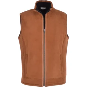 Mens-Sepia-Skin-Brown-Suede-Leather-Vest