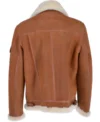 Mens-Tan-B3-Shearling-Fur-Leather-Bomber-Jacket-Back