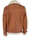 Mens-Tan-Shearling-Pilot-B3-Bomber-Jacket-Back