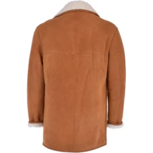 Mens-Tan-Suede-Classic-Shearling-Fur-Coat-Back