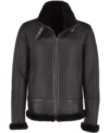 Mens-Tundora-Black-Plain-Aviator-Leather-Jacket