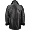 Notch-Collar-Fur-Lined-All-Black-Leather-Coat-Back
