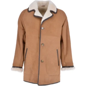 White-Shearling-Camel-Brown-Suede-Warm-Coat