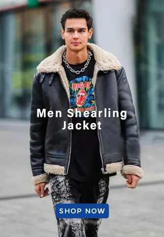 men shearling jacket Vanquishe