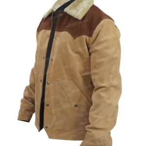 Mens-Beige-and-Brown-Suede-Jacket-Left