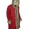 George Santa Claus Shearling Fur Long Coat Right