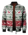 Christmas Bomber Unisex Satin Jacket