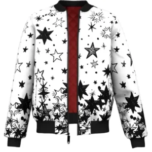 Christmas Bomber Unisex Satin Jacket5