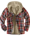 Christmas Check Hooded Cotton Jacket2
