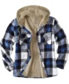 Christmas Check Hooded Cotton Jacket4