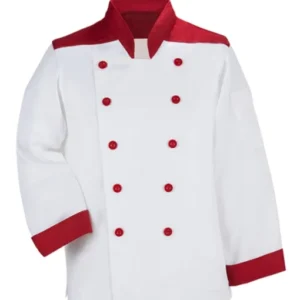 Christmas Chef White and Red Coat