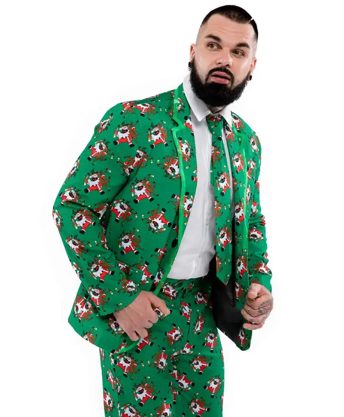 Green Christmas Blazer