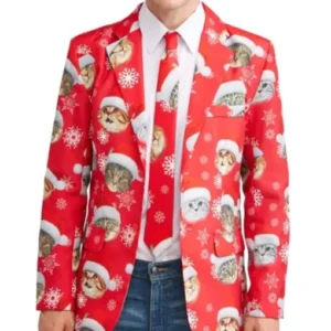 Men-Christmas-Cat-Blazers