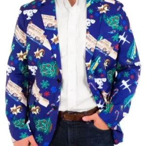 Men Christmas Vacation Suit Jacket