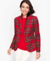 Plaid Christmas Multicolor Blazer2