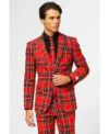 Plaid Christmas Multicolor Blazer3