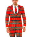 Plaid Christmas Multicolor Blazer8