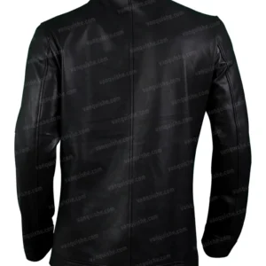 Arrow-Slade-Wilson-Leather-Jacket-Back
