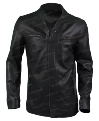 Arrow Slade Wilson Leather Jacket Front