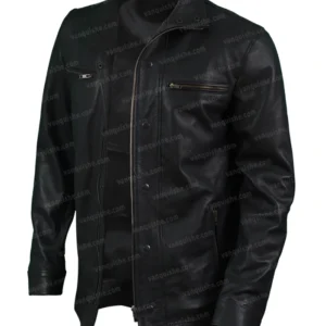 Arrow Slade Wilson Leather Jacket Left