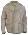 Black Mafia Family BMF Older Meech Fur Shearling Coat Open