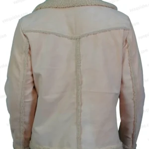 Black Mafia Family BMF Older Meech Fur Shearling Coat Open Front Back