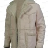 Black Mafia Family BMF Older Meech Fur Shearling Coat Open Front Right