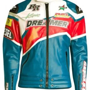 Mens-Biker-Bandit-Nba-Youngboy-Dreamer-Genuine-Leather-Jacket