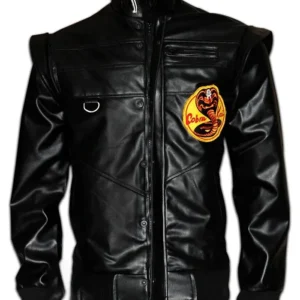 Mens Cobra Kai Karate Kid Black Johnny Lawrence Jacket