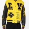 All American Yellow and Black Letter Jacket