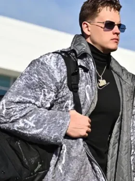 Buy American Football Quarterback Joe Burrow Jacket For Mens