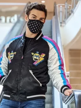 Buy Game Fnaf Security Satin Breach Jacket