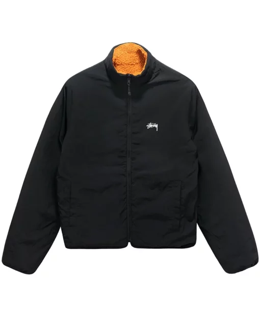 Buy Stussy 8 Ball Reversible Sherpa Jacket For Mens and Womens s
