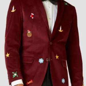 Christmas Velvet Blazer Tuxedo