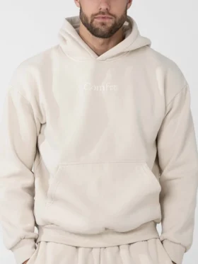 Comfrt Light Beige Hoodie