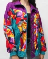 Crazy Jackets purple cyan and multicolor