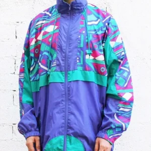 Crazy Jacketslight purple and cyan