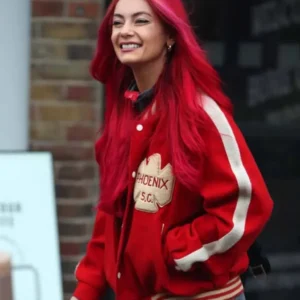 Dianne Buswell Phoenix S.C Red Bomber Jacket