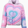 Erl Multicolor Puffer Jacket