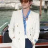 Harry Styles Film Dont Worry Darling Off White Blazer Front