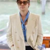 Harry Styles Film Dont Worry Darling Off White Blazer Front Side