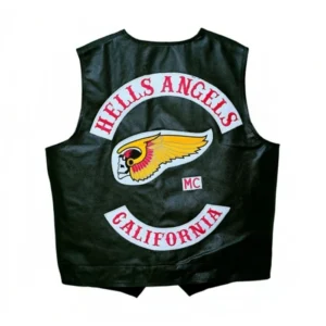 Hells An gels Black Vest