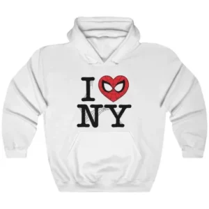 I Love NY Spider Man MulitiColor Hoodie
