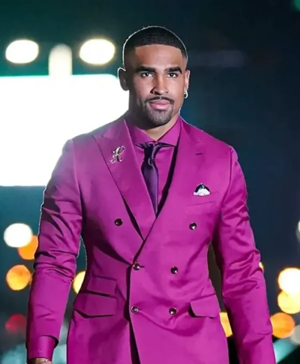 Jalen Hurts Multicolor Suit